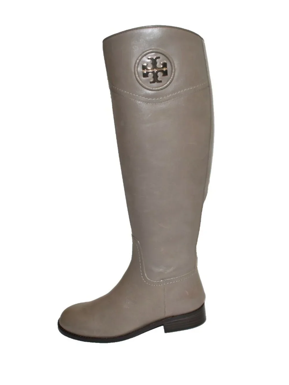 New! Tory Burch 'Ashlynn' Riding Boot Porcini Gray Size 5.5 5595 DD36